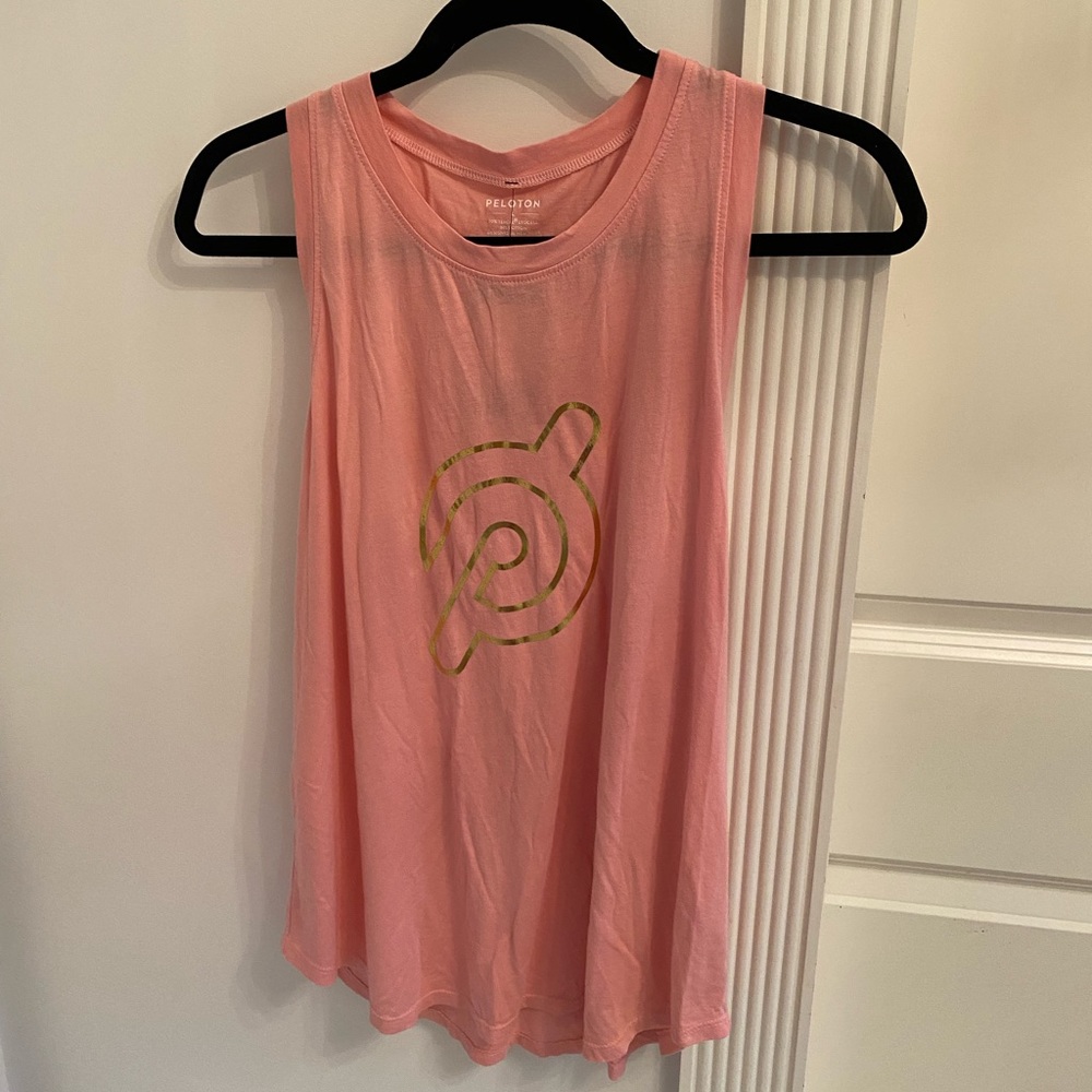 Peloton Pink Tank Top Size Large NWT